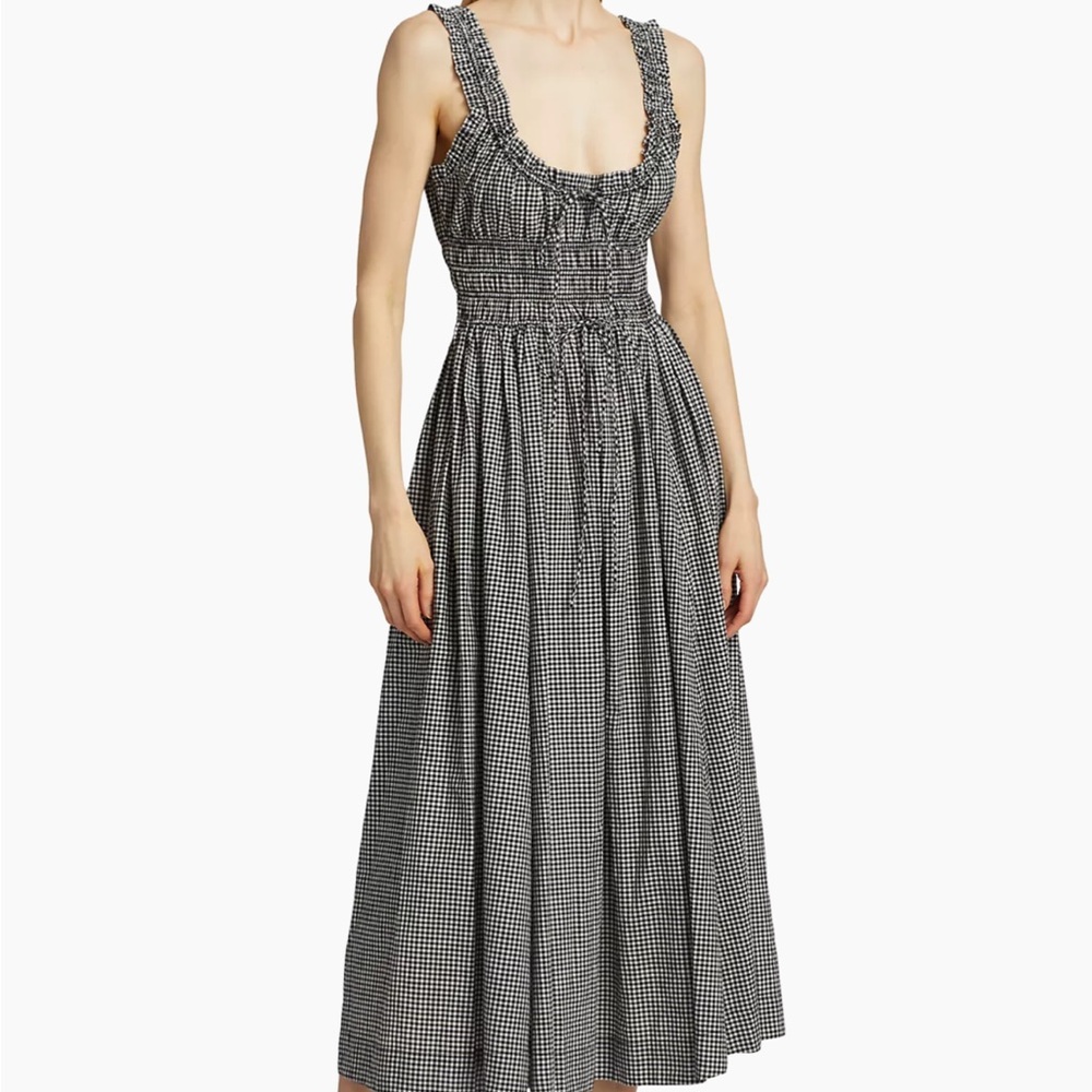 Doen Emmaretta Dress in Black Gingham M
